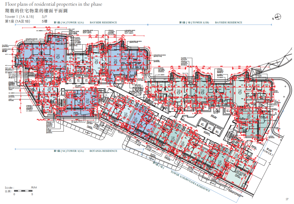 滶晨 總平面圖 港島南岸5A期項目整體布局