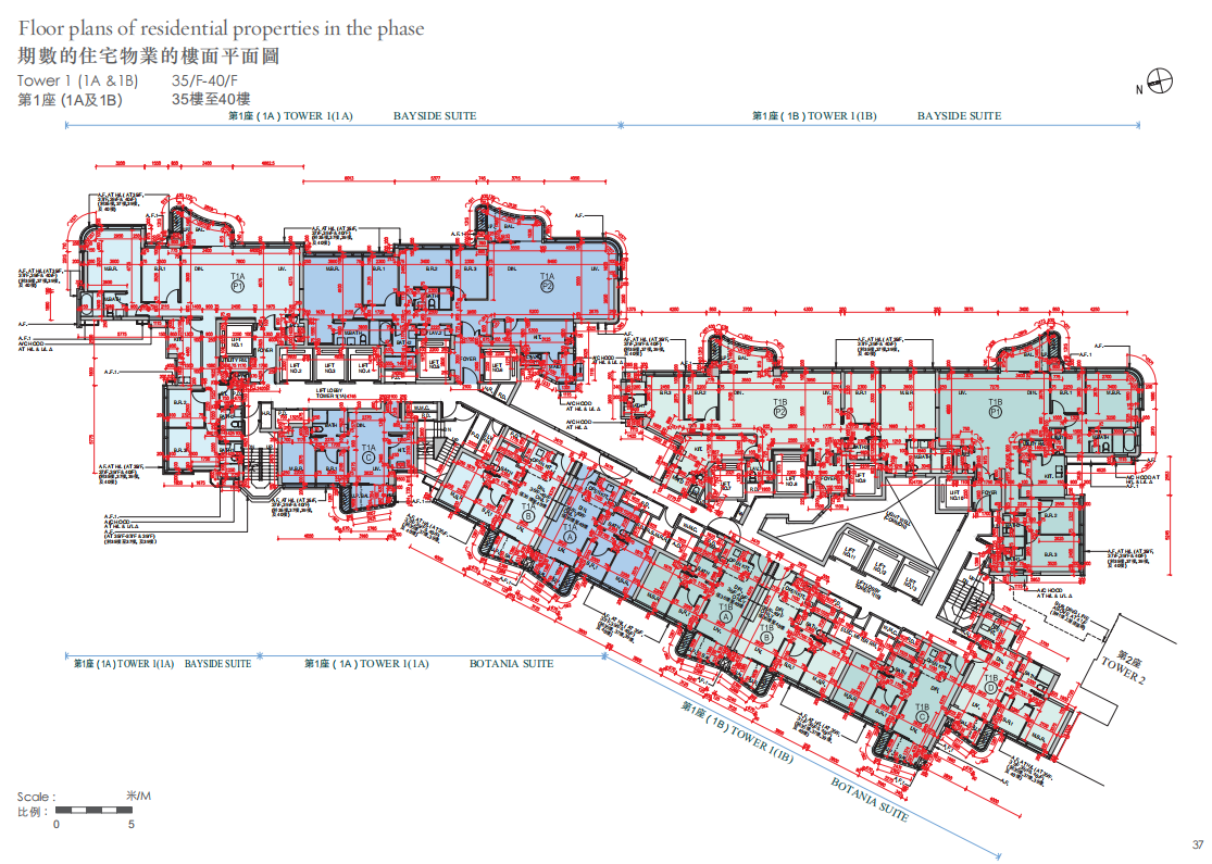 滶晨 平面圖則 樓層平面