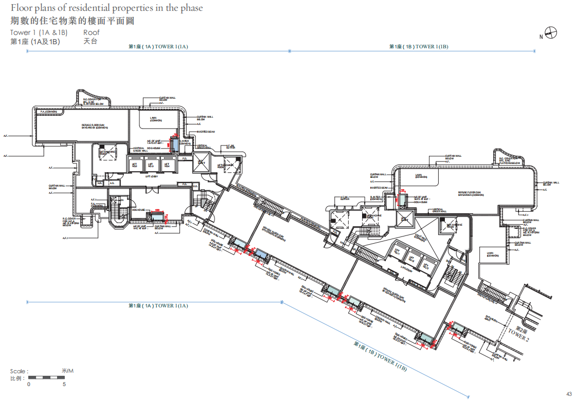 滶晨 平面圖則 建築圖則
